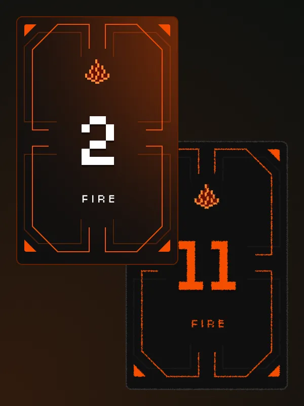 Fire card front